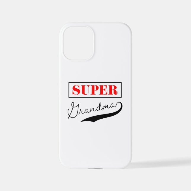 Coque iPhone Super grand-mère (Verso)