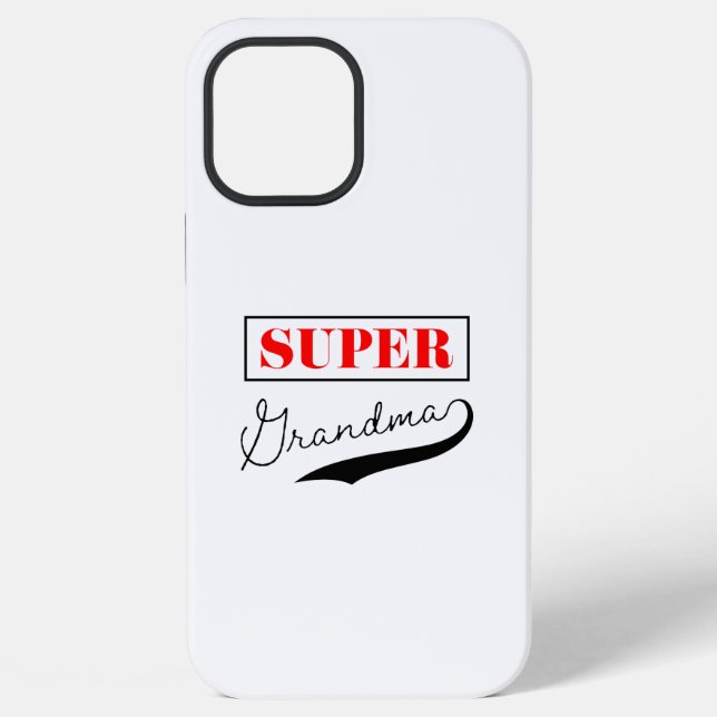 Coque iPhone Super Grand-mère (Verso)