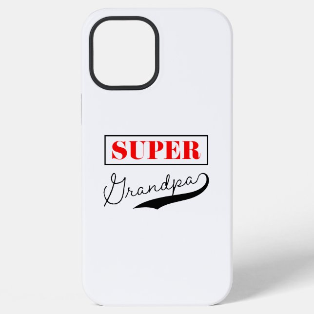 Coque iPhone Super Grand-père (Verso)