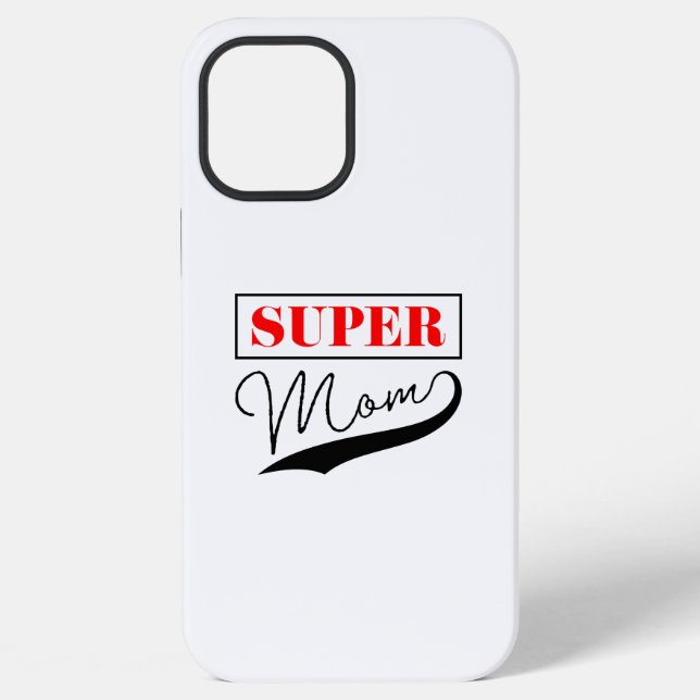 Coque iPhone Super Maman (Verso)