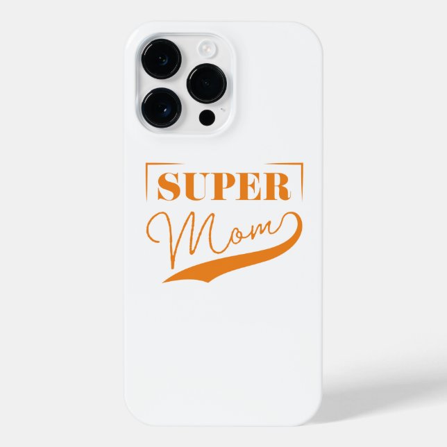Coque iPhone Super Maman (Verso)