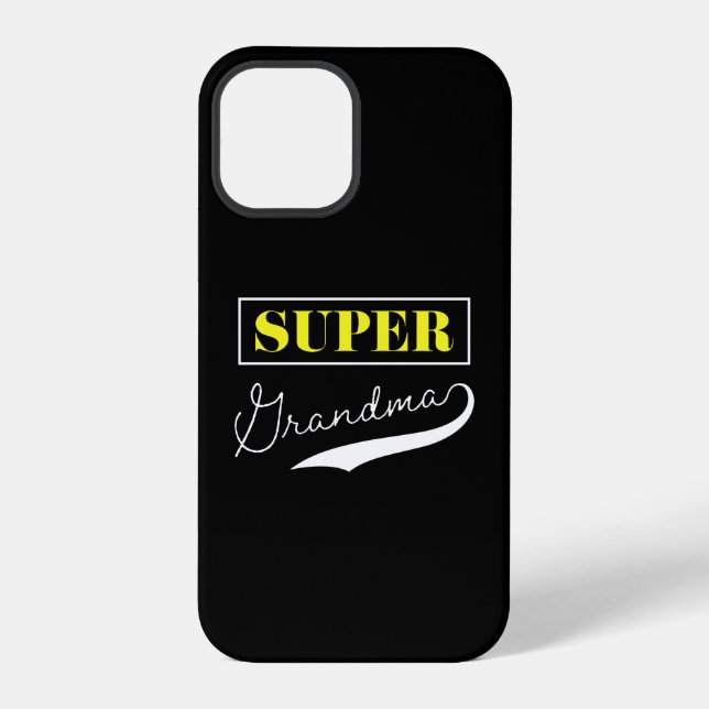 Coque iPhone Super Mamie  (Verso)