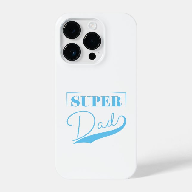 Coque iPhone Super papa (Verso)