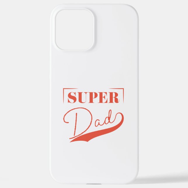 Coque iPhone Super papa (Verso)