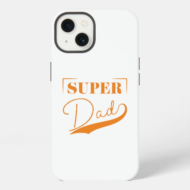Coque iPhone Super papa (Verso)
