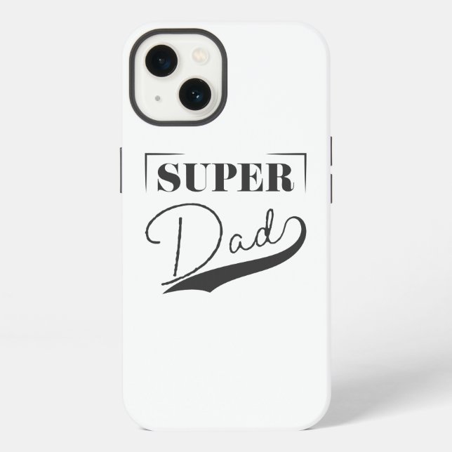 Coque iPhone Super papa (Verso)