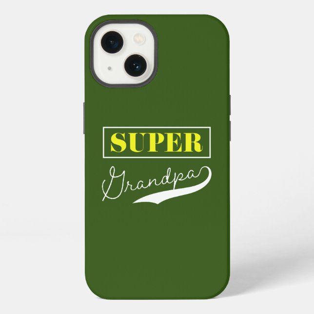 Coque iPhone Super Papy (Verso)