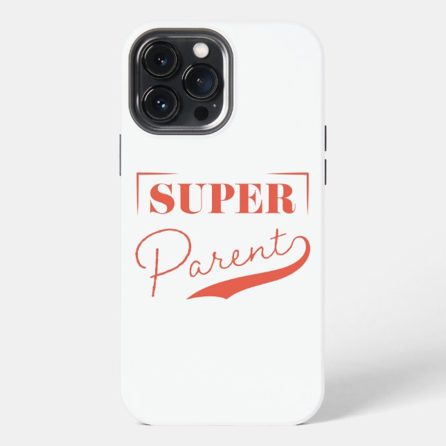 Coque iPhone Super parent (Verso)