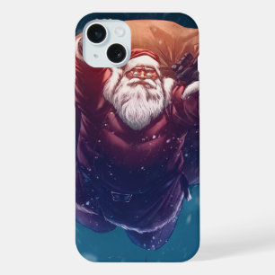 Coque iPhone 15 Plus Super Père Noël