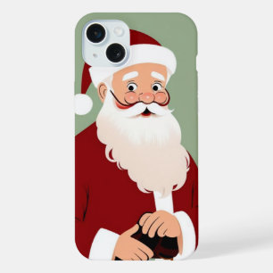 Coque iPhone 15 Plus Superbe boîtier pour iPhone / iPad du Père Noël