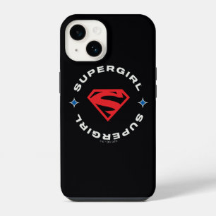 Coque Pour iPhone 14 Supergirl Age of Heroes Cercle Bouclier S