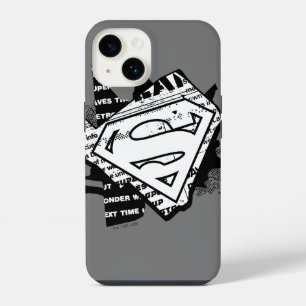 Coque Pour iPhone 14 Supergirl Bouclier-S en papier journal