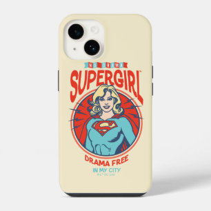 Coque Pour iPhone 14 Supergirl Drame Gratuit Dans Ma Ville