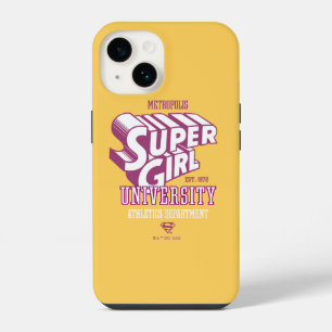 Coque Pour iPhone 14 Supergirl Metropolis University Athletics Départem