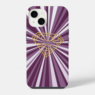Coque Pour iPhone 14 Supergirl Studded S-Shield
