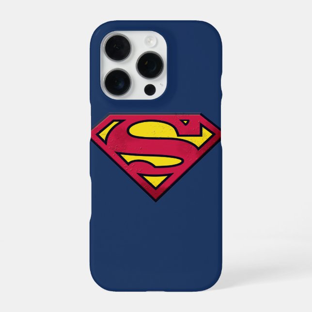 Coque iPhone Superman S-Shield | Logo de bord (Verso)