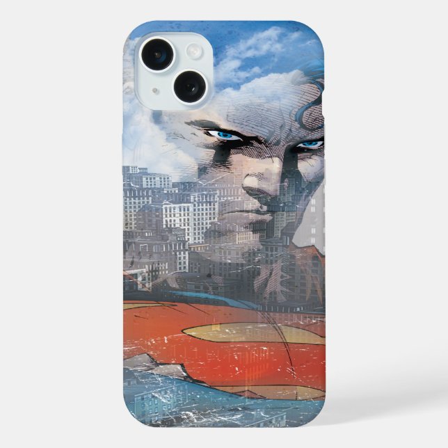 Coque iPhone Superman Stare (Verso)