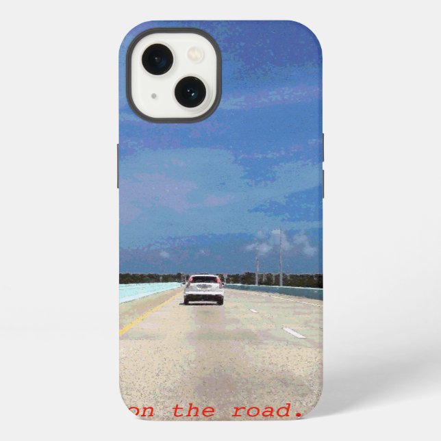 Coque iPhone Sur la route à travers les Keys (Verso)