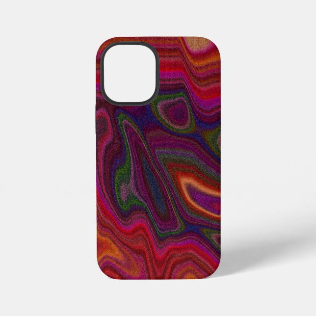 Coque iPhone Surcharge d'abstraction (Verso)