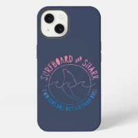 Surf Et Requin Drôle Surfer Surf Été