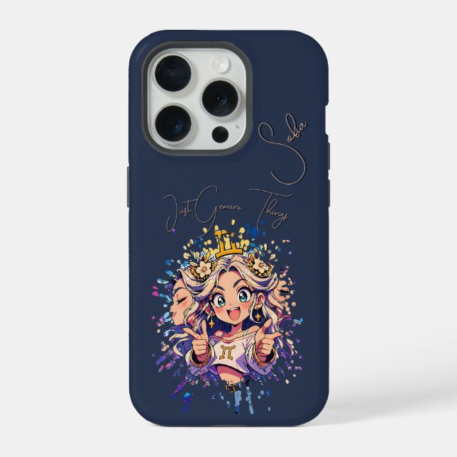 Coque iPhone Sweet 16 Gemini Anime iPhone Case (Verso)