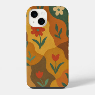 Coque Pour iPhone 14 Sweet Retro Country Garden Motif