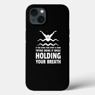 Etui iPhone 13 Swim Swimmer Amusant nager Sport Pratique Design