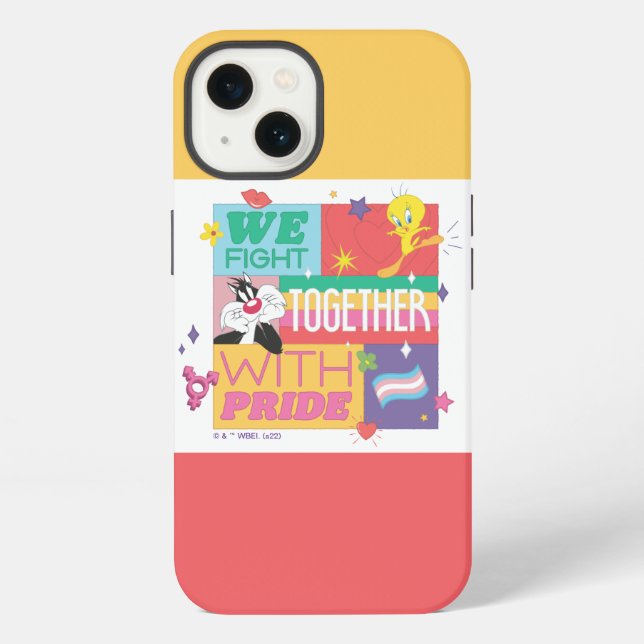 Coque iPhone SYLVESTER™ & TWEETY™| Nous combattons Avec Fierté (Verso)