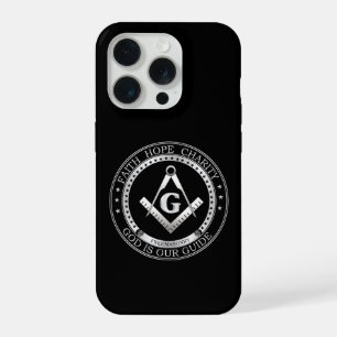 Coque iPhone 15 Pro symbole de la franc-maçonnerie