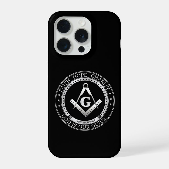 Coque iPhone symbole de la franc-maçonnerie (Verso)