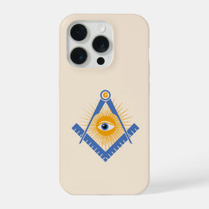 Coque iPhone 15 Pro symbole de la franc-maçonnerie