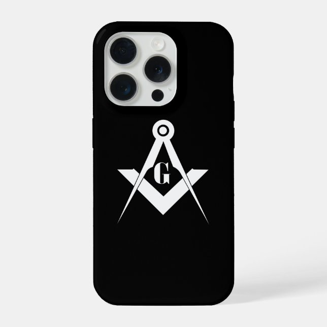 Coque iPhone symbole de la franc-maçonnerie (Verso)