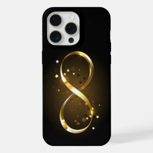 Coque iPhone 15 Pro Max Symbole de l'infini doré