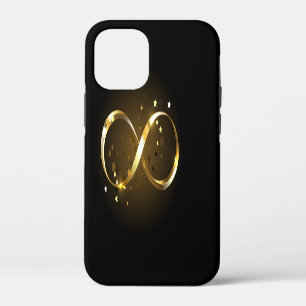 Coque iPhone 12 Mini Symbole de l'infini doré