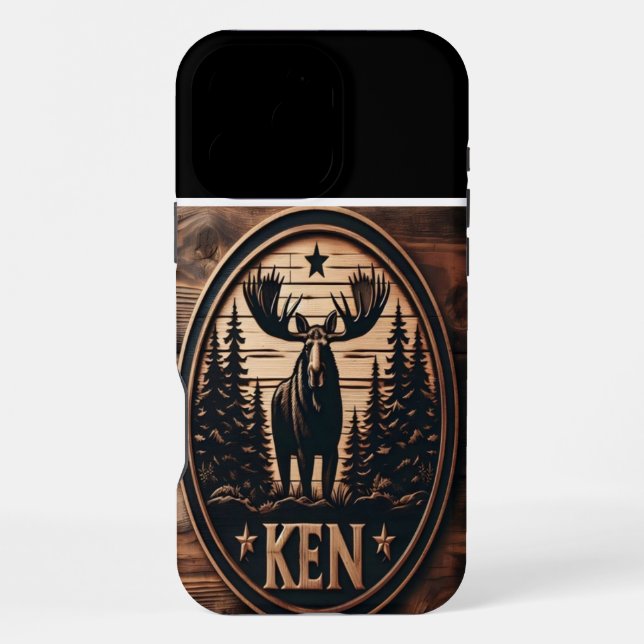 COQUE iPhone SYMBOLE DE MOOSE DE KEN (Verso)