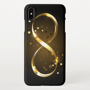 Coque iPhone XS Max Symbole d'infini doré