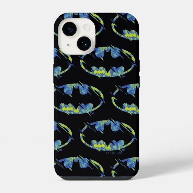 Coque iPhone Symbole électrique de Batman (Verso)