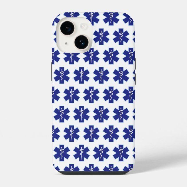 Coque iPhone Symbole EMT EMS paramétré (Verso)