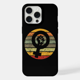 Coque iPhone 15 Pro Max Symbole féminisme Design Retro Vintage les années