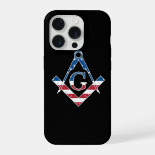Coque iPhone 15 Pro symbole franc-maçon américain