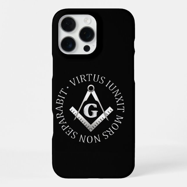 Coque iPhone Symbole franc-maçonnerie (Verso)