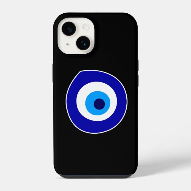Coque iPhone Symbole oeil malin (Verso)