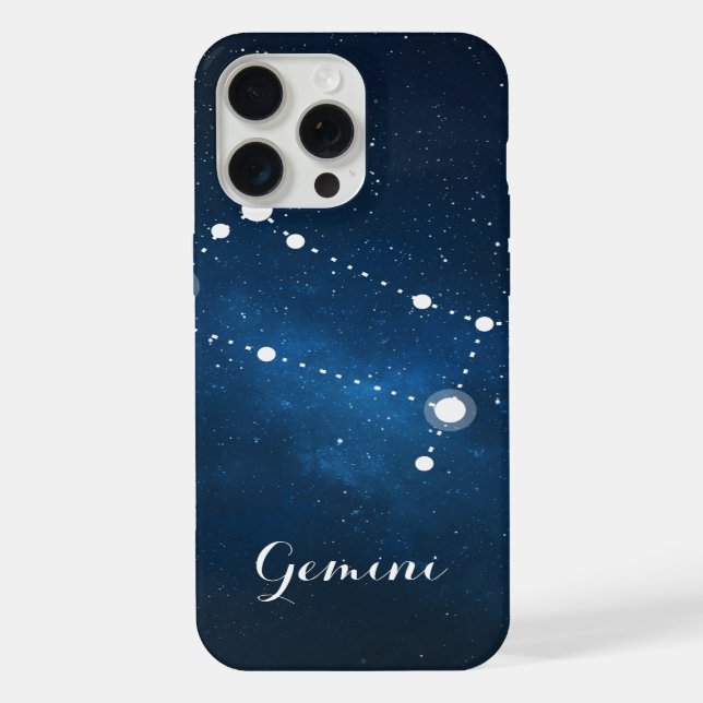 Coque iPhone SYMBOLE Zodiaque Gemini (Verso)