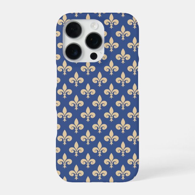 Coque iPhone Symboles de fleur de lis (Verso)