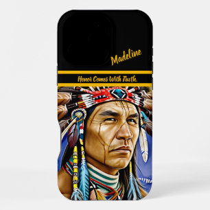 Coque iPhone 16 Pro Max Symbolisme autochtone : conception sauvage