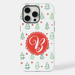 Coque iPhone 15 Pro Max Sympa arbre de Noël personnalisé