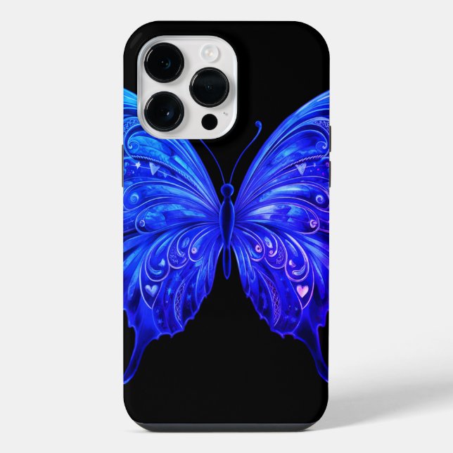 Coque iPhone 🔵Symphonie Bleue (Verso)