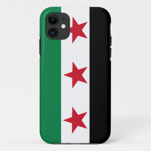 Coque iphone syrien libre de drapeau de révolution