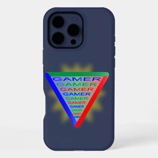 Coque iPhone Système de jeu Ultimate Gamer 3 Couleurs RVB (Verso)