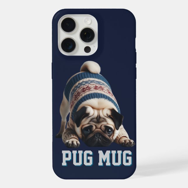 Coque iPhone T Pug Adorable - Quelle Tasse ! (Verso)